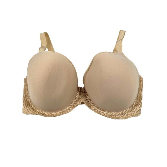 Wacoal Women's La Femme Contour Underwire Bra Full Coverage Sand/ Nude Sz 34 DDD - Picture 2 of 9